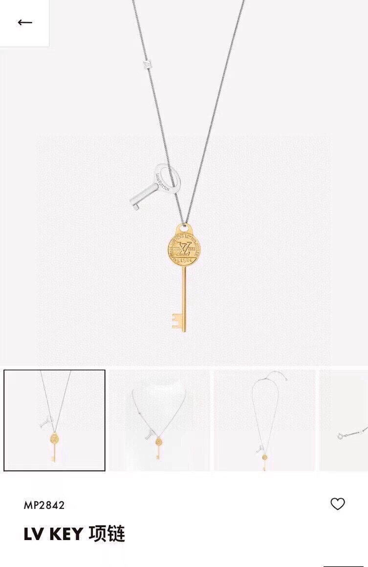 TOP Louis Vuitton LV  Necklace