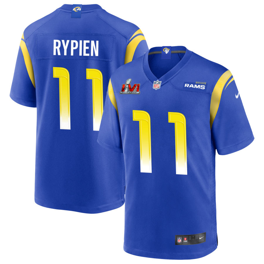Brett Rypien Los Angeles Rams  Super Bowl LVI Game Jersey - Royal