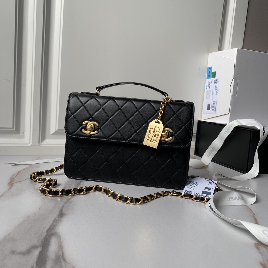 TOP CHANEL Double Button Briefcases - 4 Colour&GHW