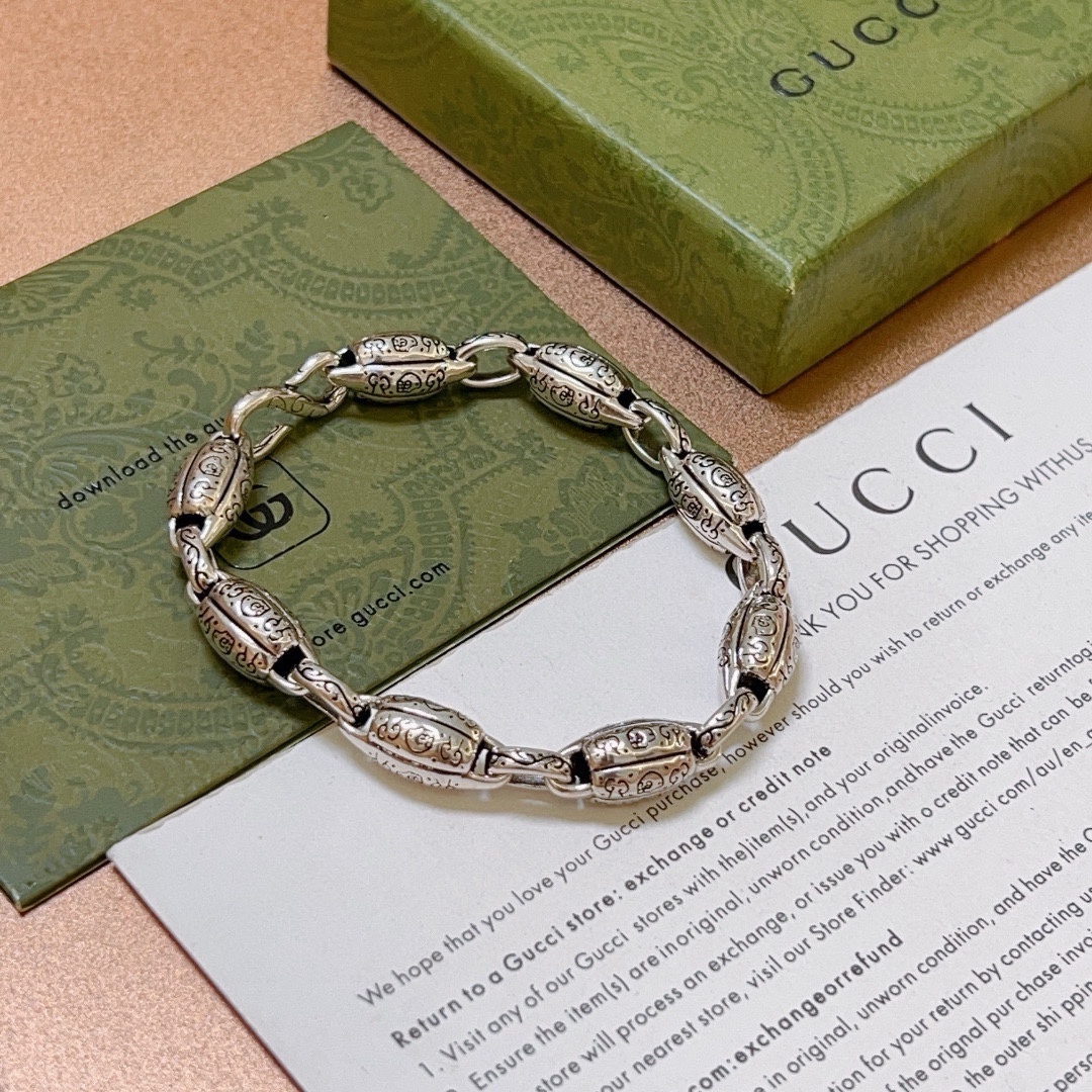 TOP GUCCI Bracelet-Sliver
