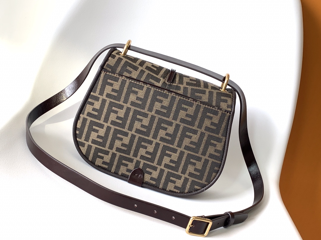 TOP FENDI C'Mon Bag 25-7-20cm  - Brown