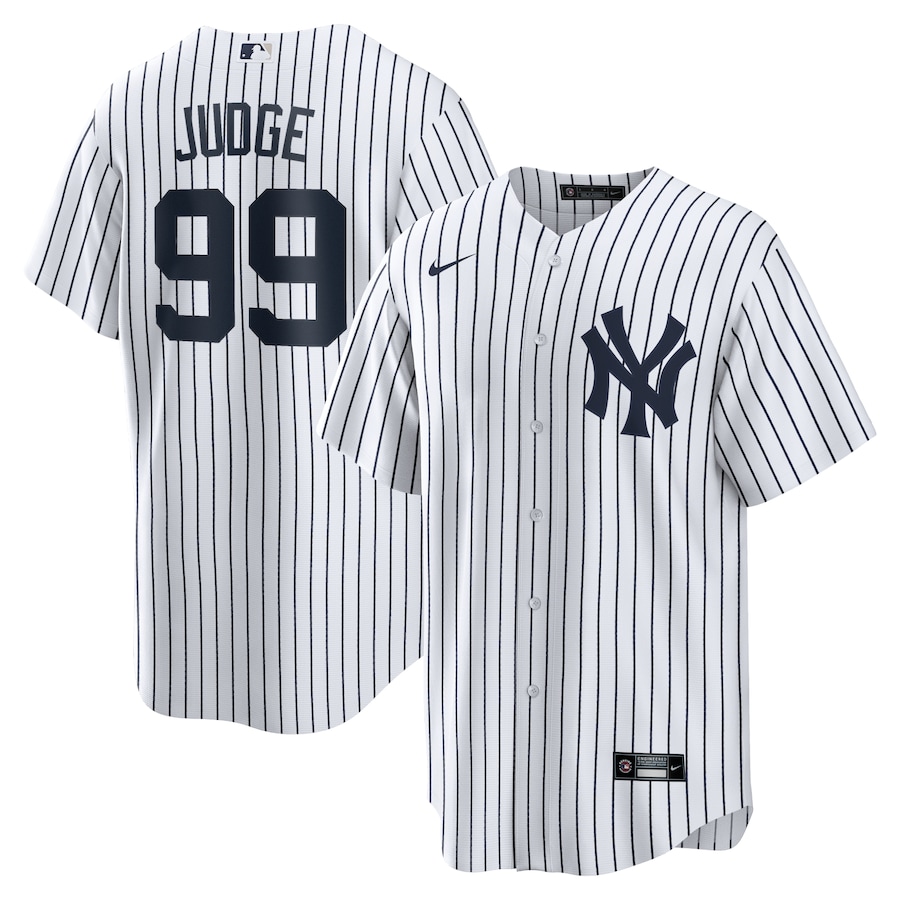 Men's New York Yankees Aaron Judge #99 White Game Jersey Joint Edition