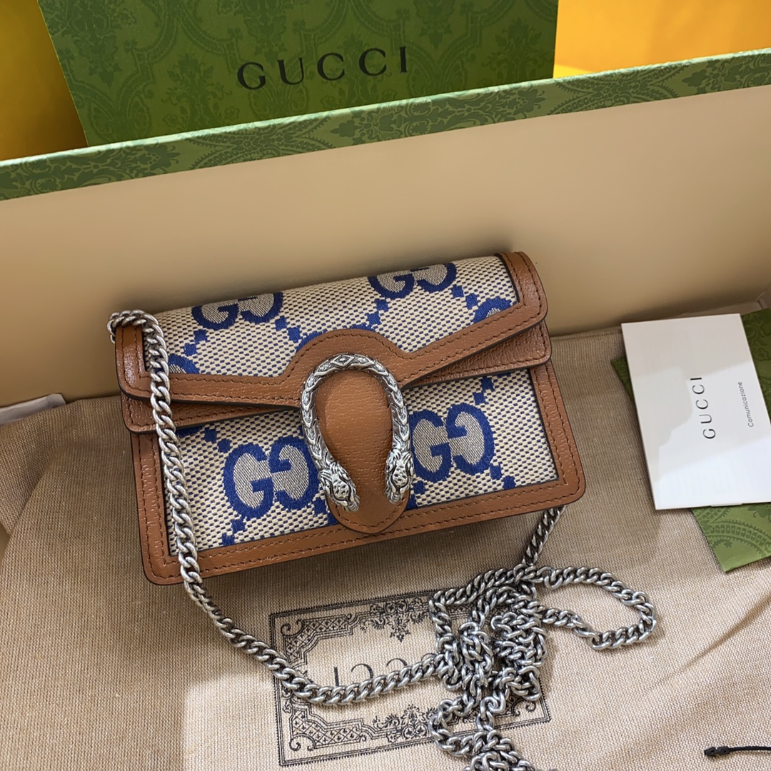 TOP GUCCI G*G Dionysus Super Mini Bags 16 x 10 x 4cm