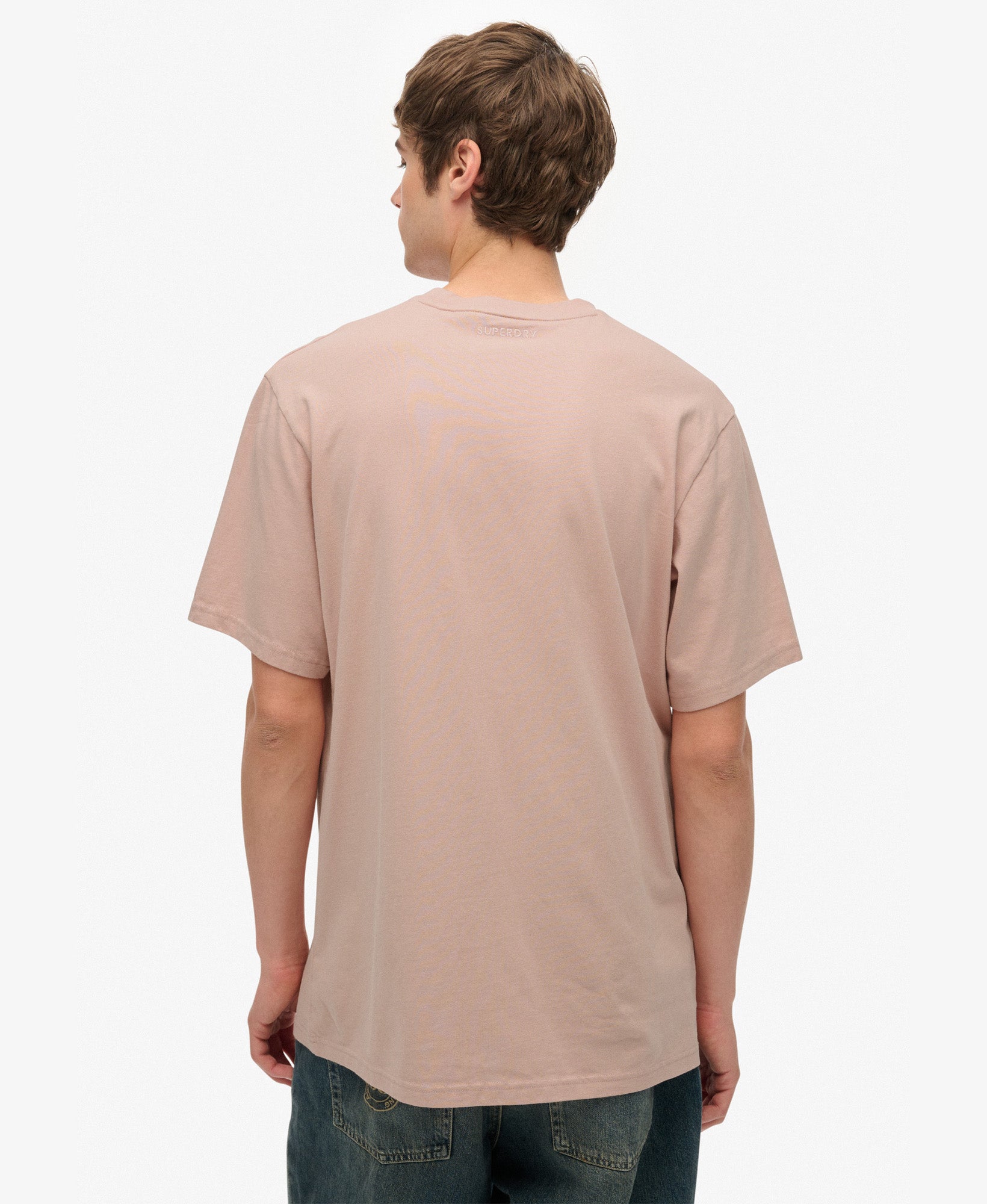 Blank Oversized Tee | Ashy Pink