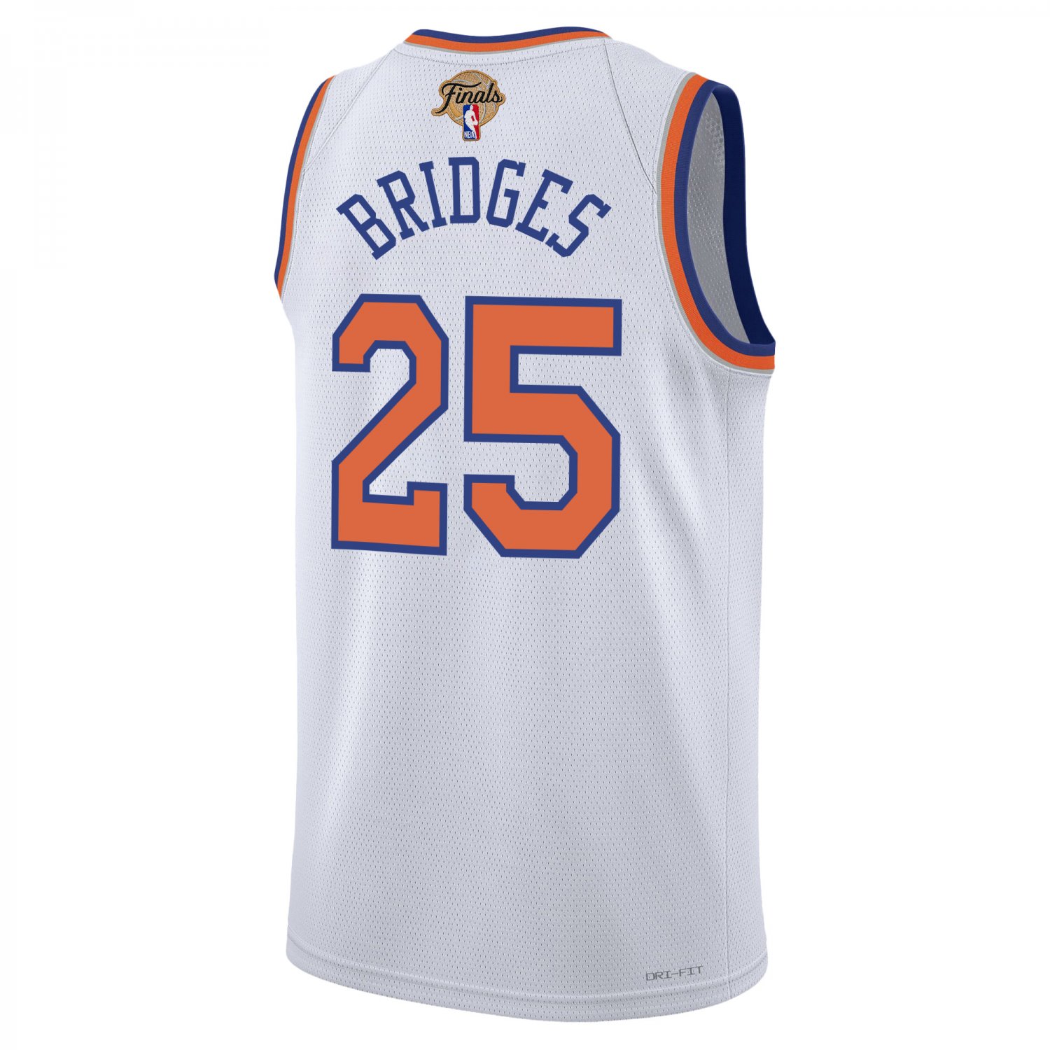 Mikal Bridges New York Knicks 2026 Finals Jersey - White