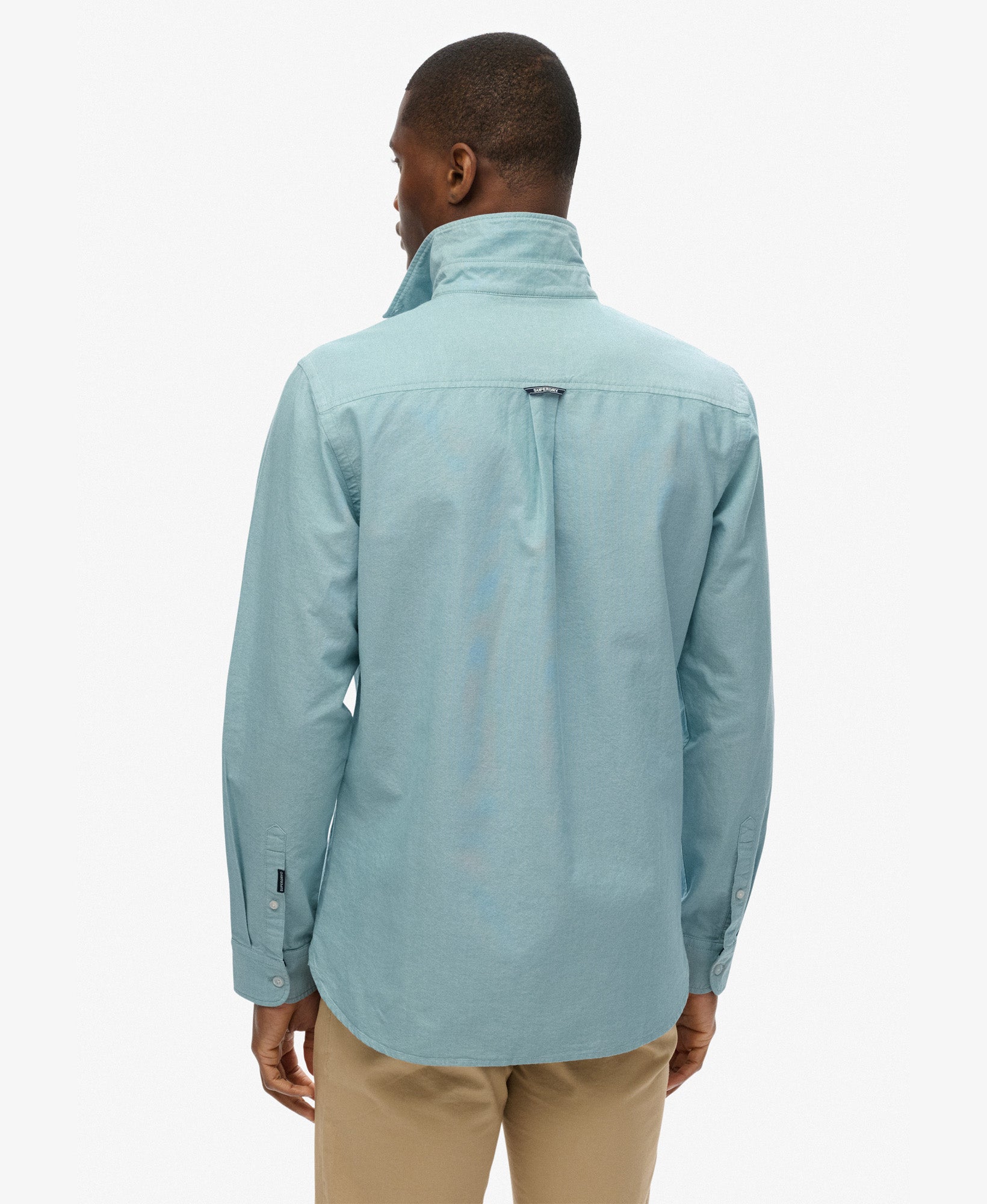 Classic Oxford Long Sleeve Shirt | Peppermint Chambray Oxford