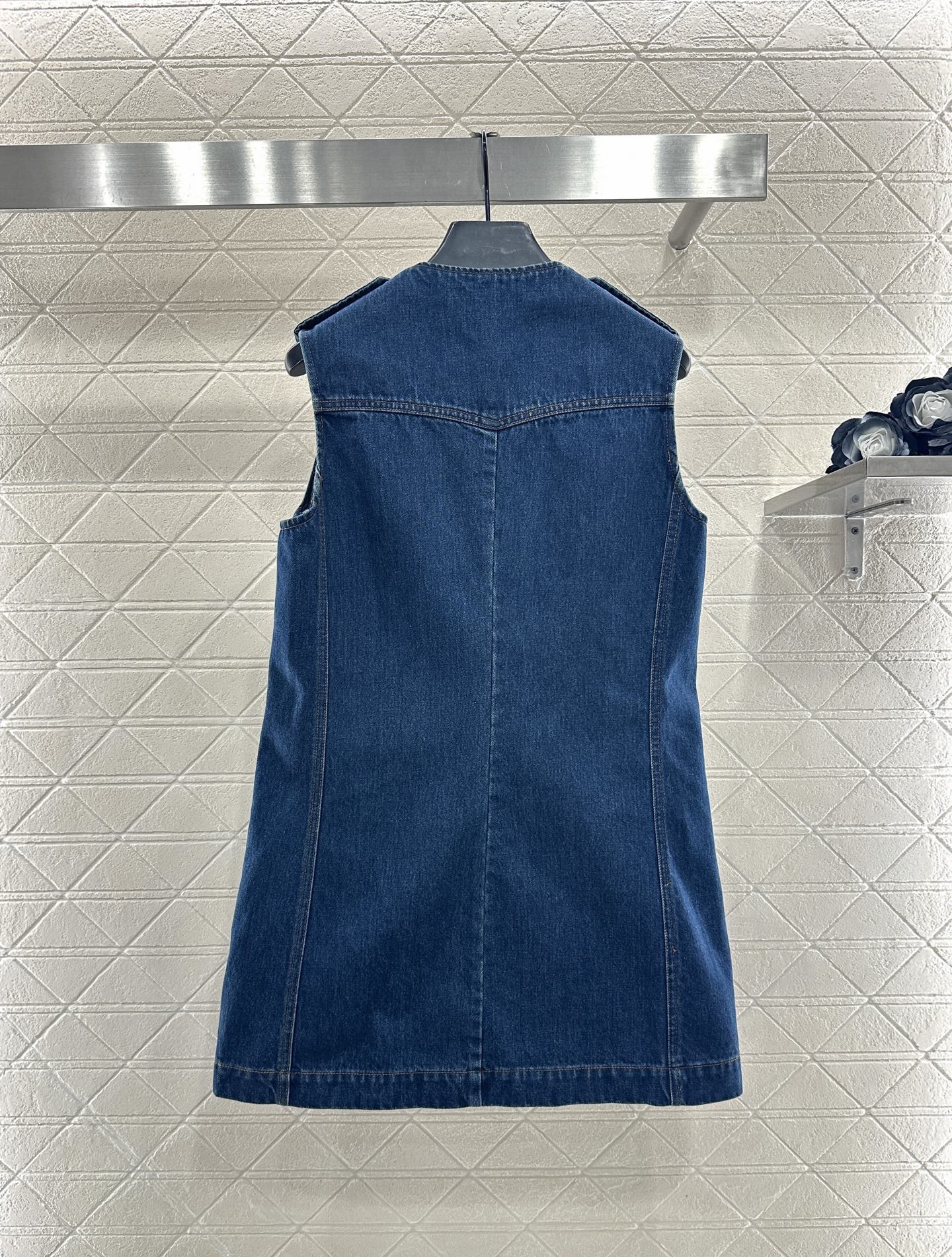 TOP Louis Vuitton LV Sleeveless  Dress - Blue