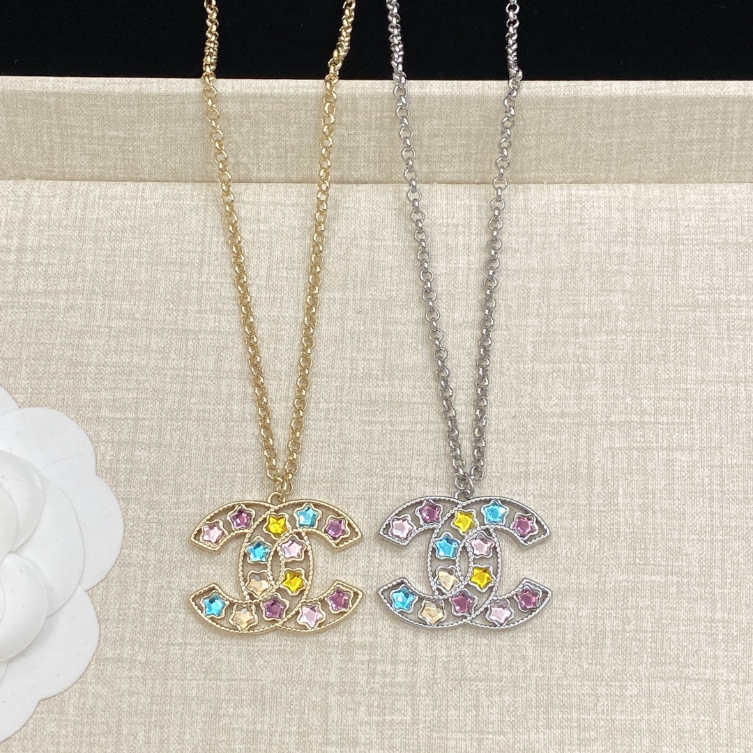 TOP CHANEL CC Necklace - 2 Color