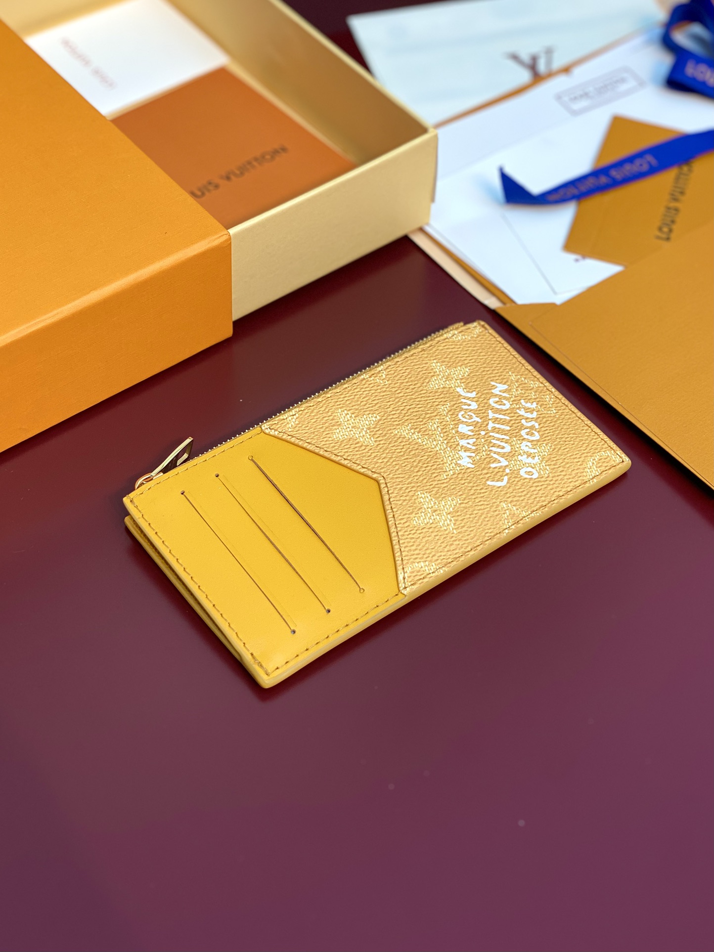 TOP Louis Vuitton LV Coin Card Holder 8x1x14.5cm - 2 Color