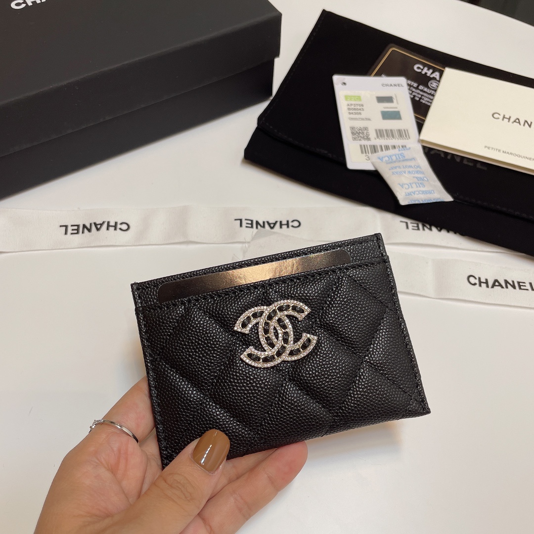 TOP CHANEL Pickup Card - Black