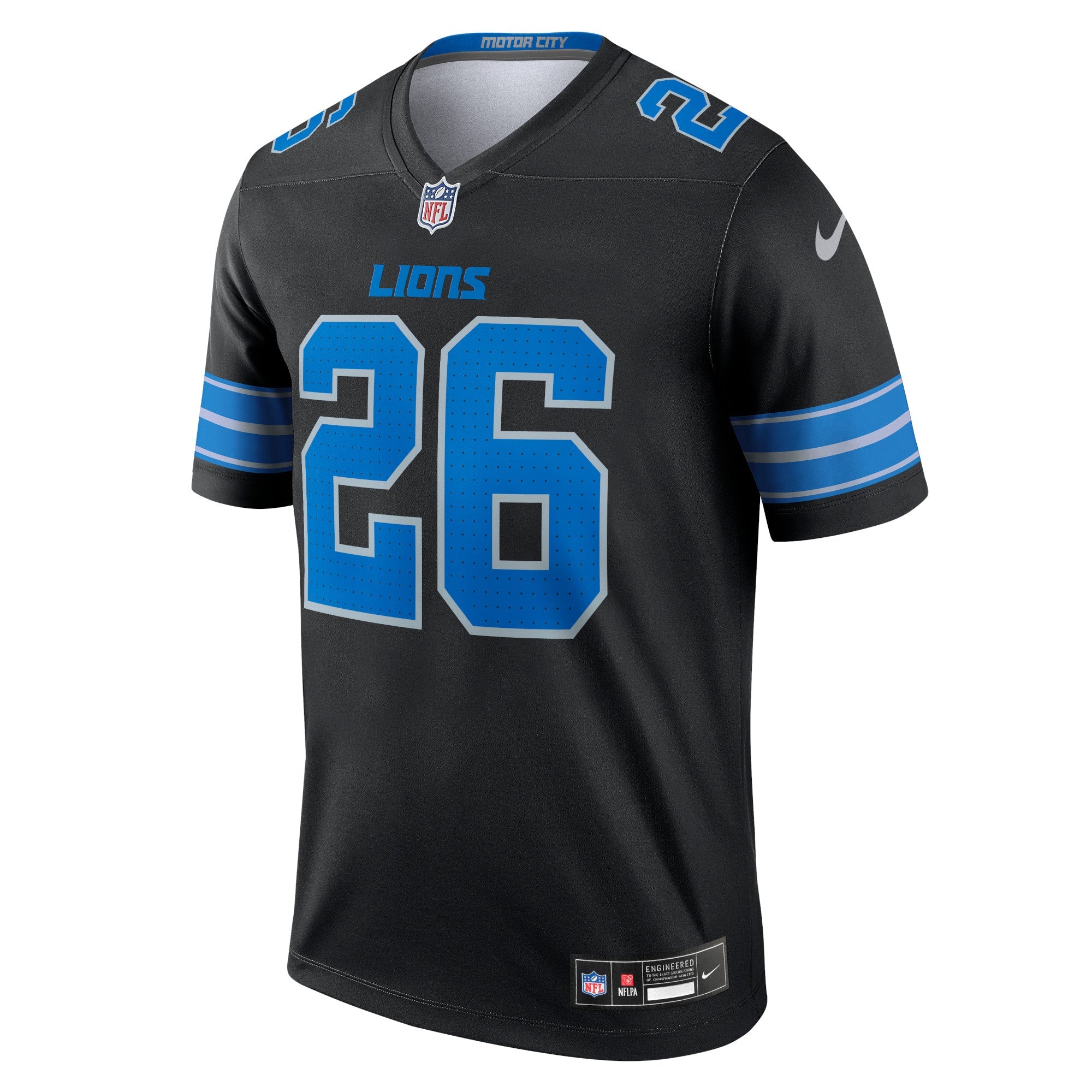 Jahmyr Gibbs Detroit Lions  Alternate Legend Player Performance Top - Black
