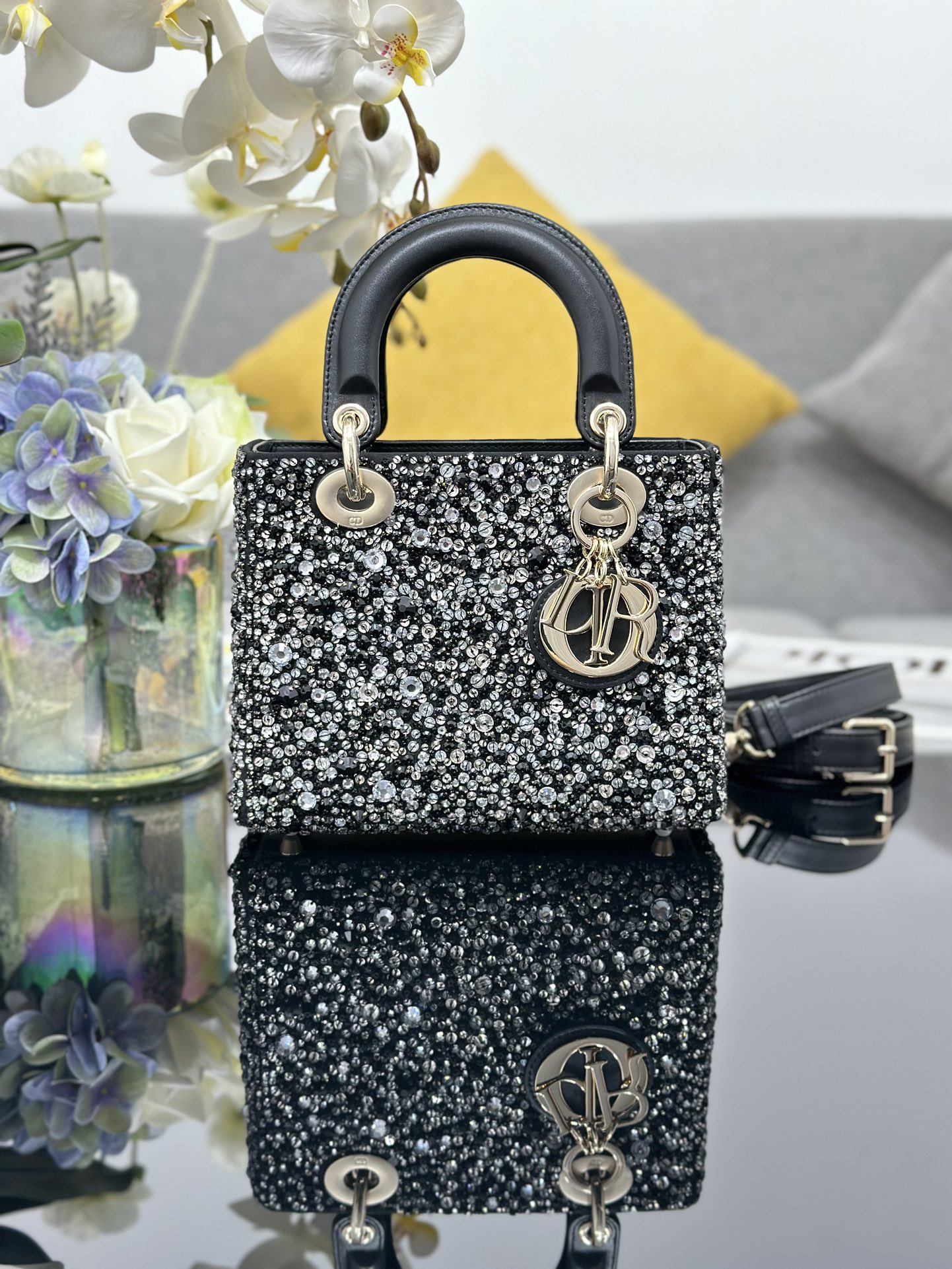 TOP Christian Dior Pearl Lady Christian Dior Bags 20x16.5x8cm - 3 Colors