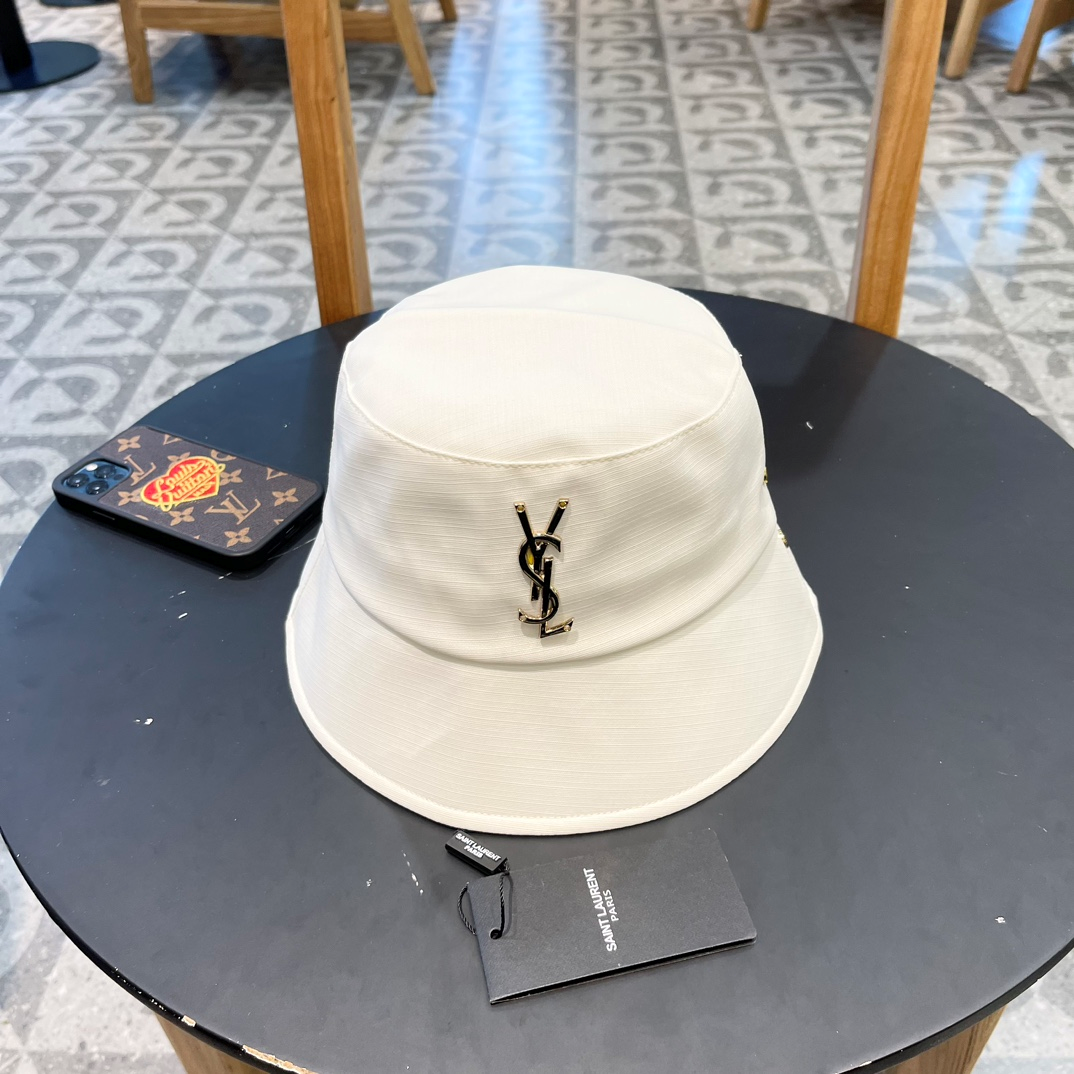 Saint Laurent YSL Collapsible Stylish Breathable Bucket Hat Sunhat （Replica）