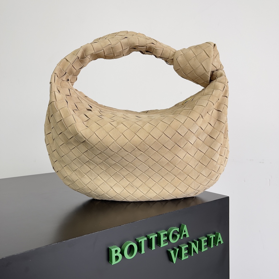 TOP Bottega Veneta BV Jodie Bag Teen 36x21x13cm - Beige