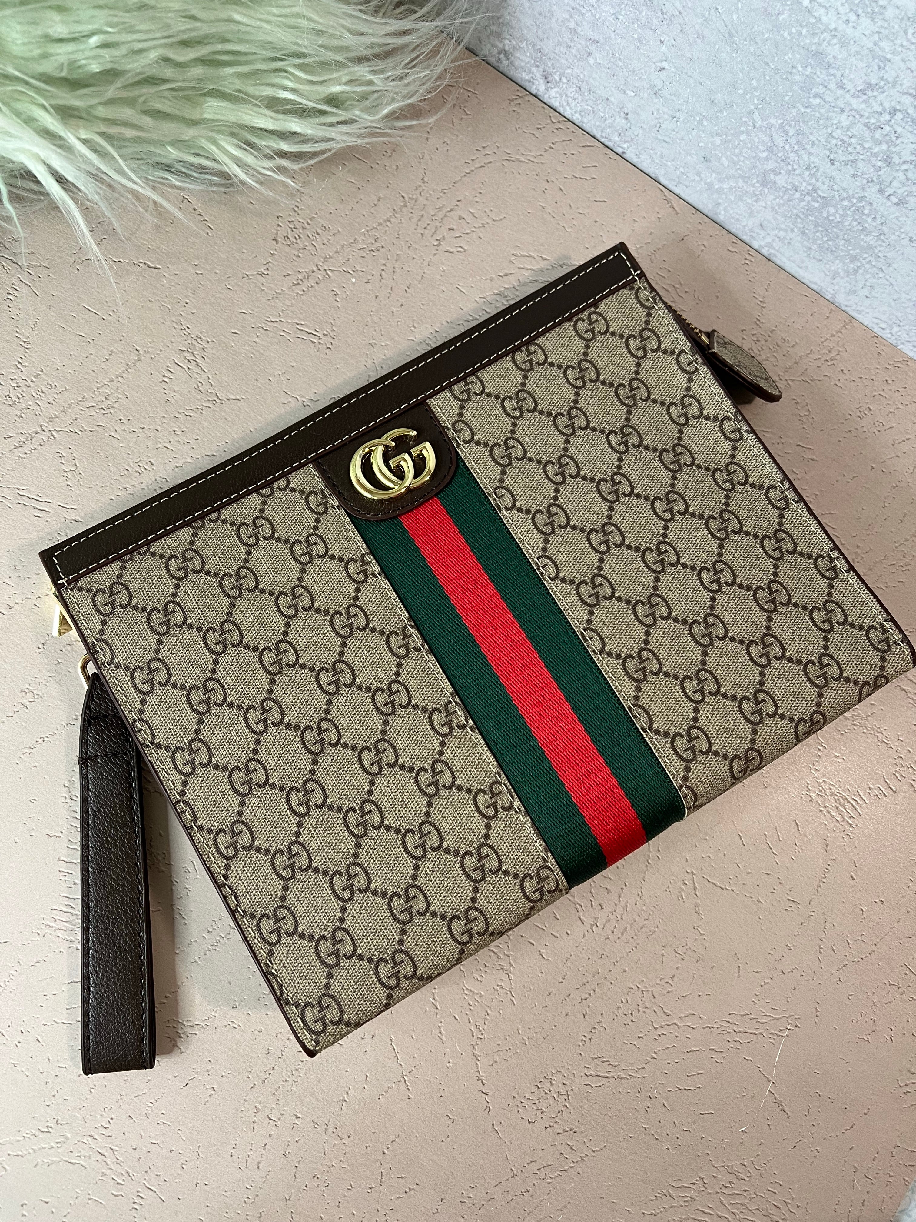TOP GUCCI Ophidia Wristlet Clutch
