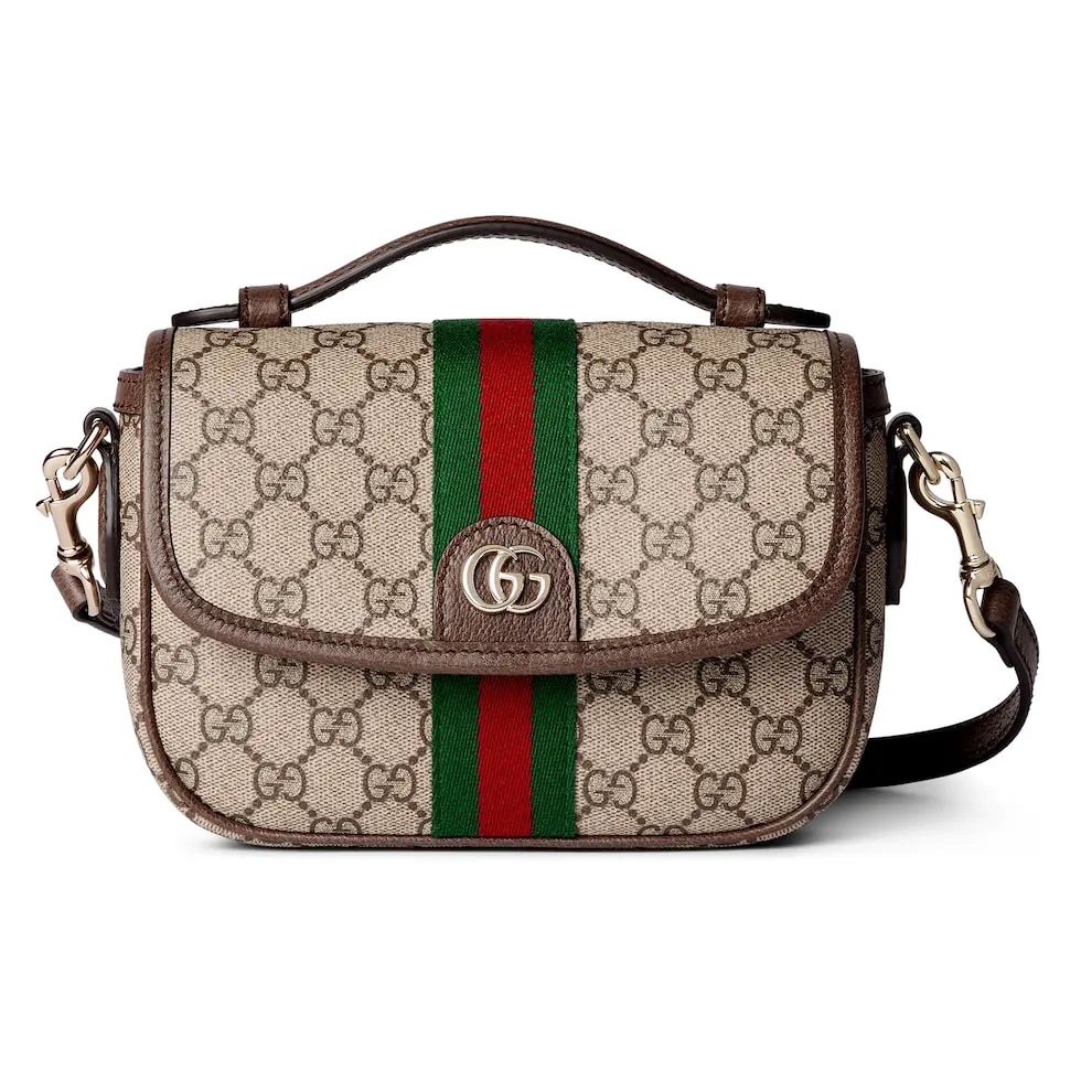 TOP GUCCI Ophidia Shoulder Bag 20 x 16 x 5 cm - Brown