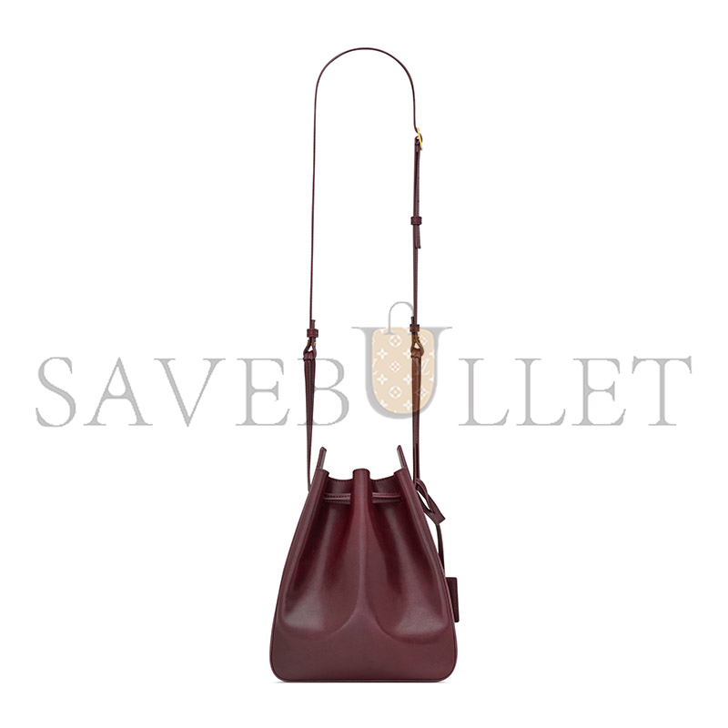 YSL BUCKET BAG IN LEATHER 817386AADOO6195 (18*24*7cm)