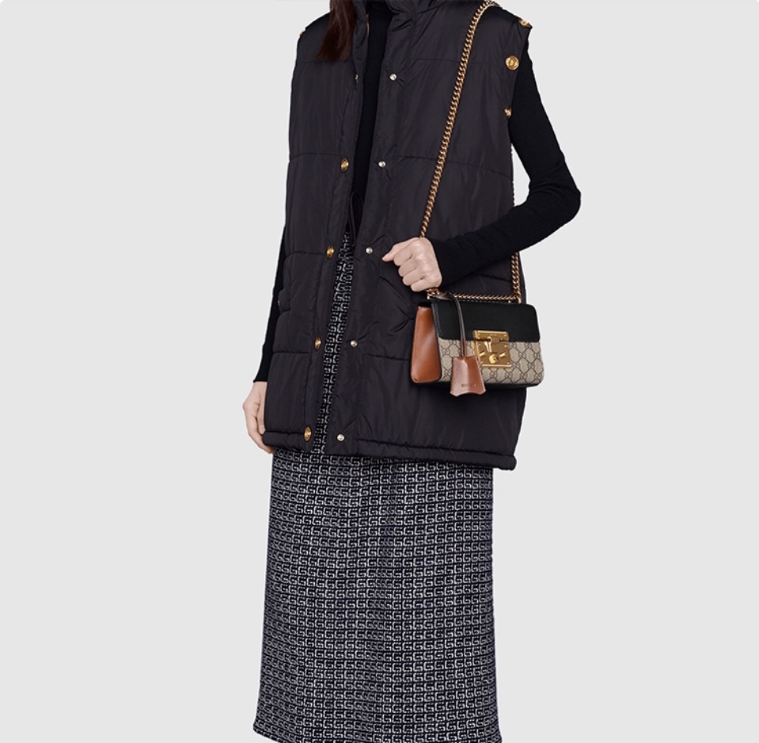 Gucci Padlock Lock Buckle Crossbody Bag (Replica)