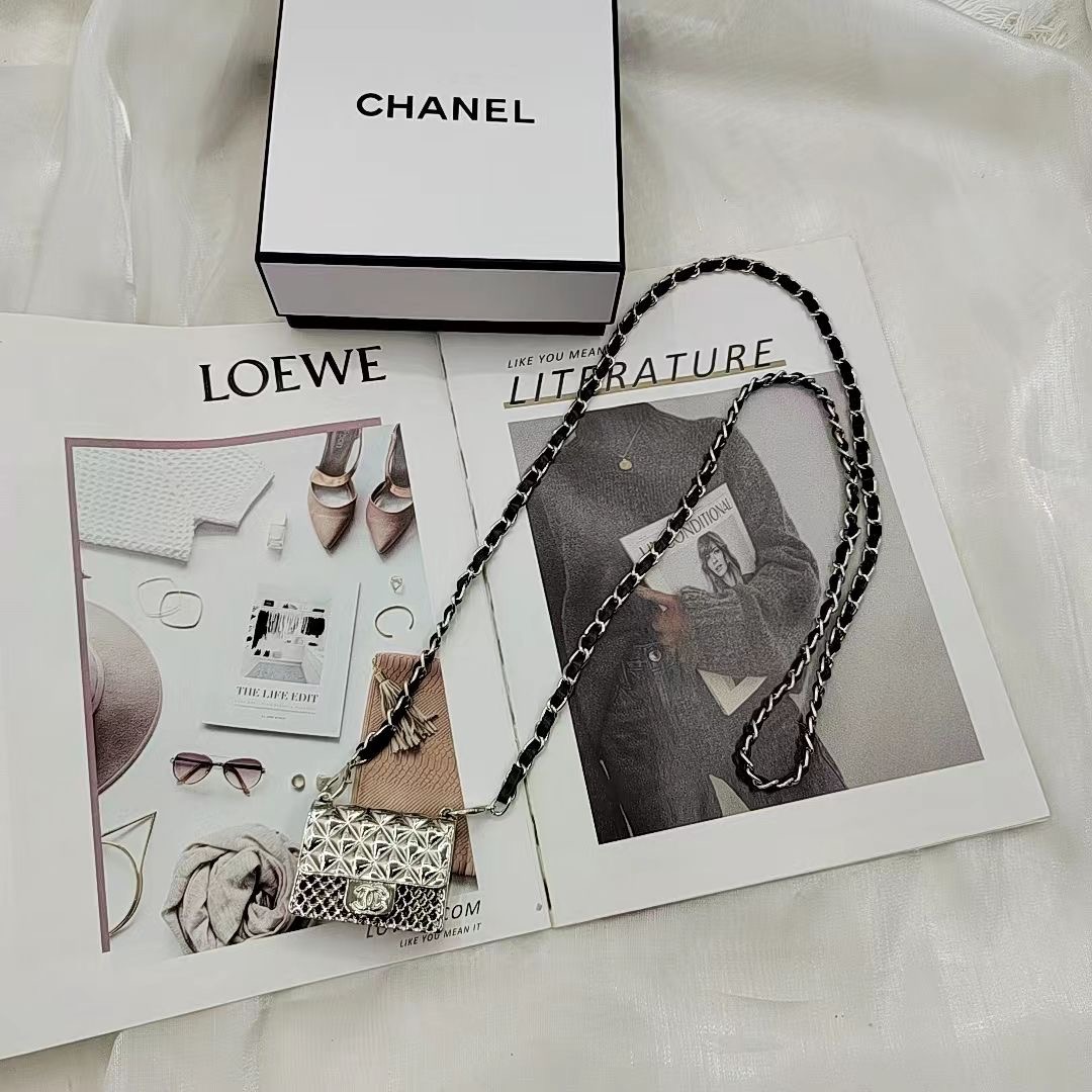 TOP CHANEL Mini Box Bag - Silver/Gold