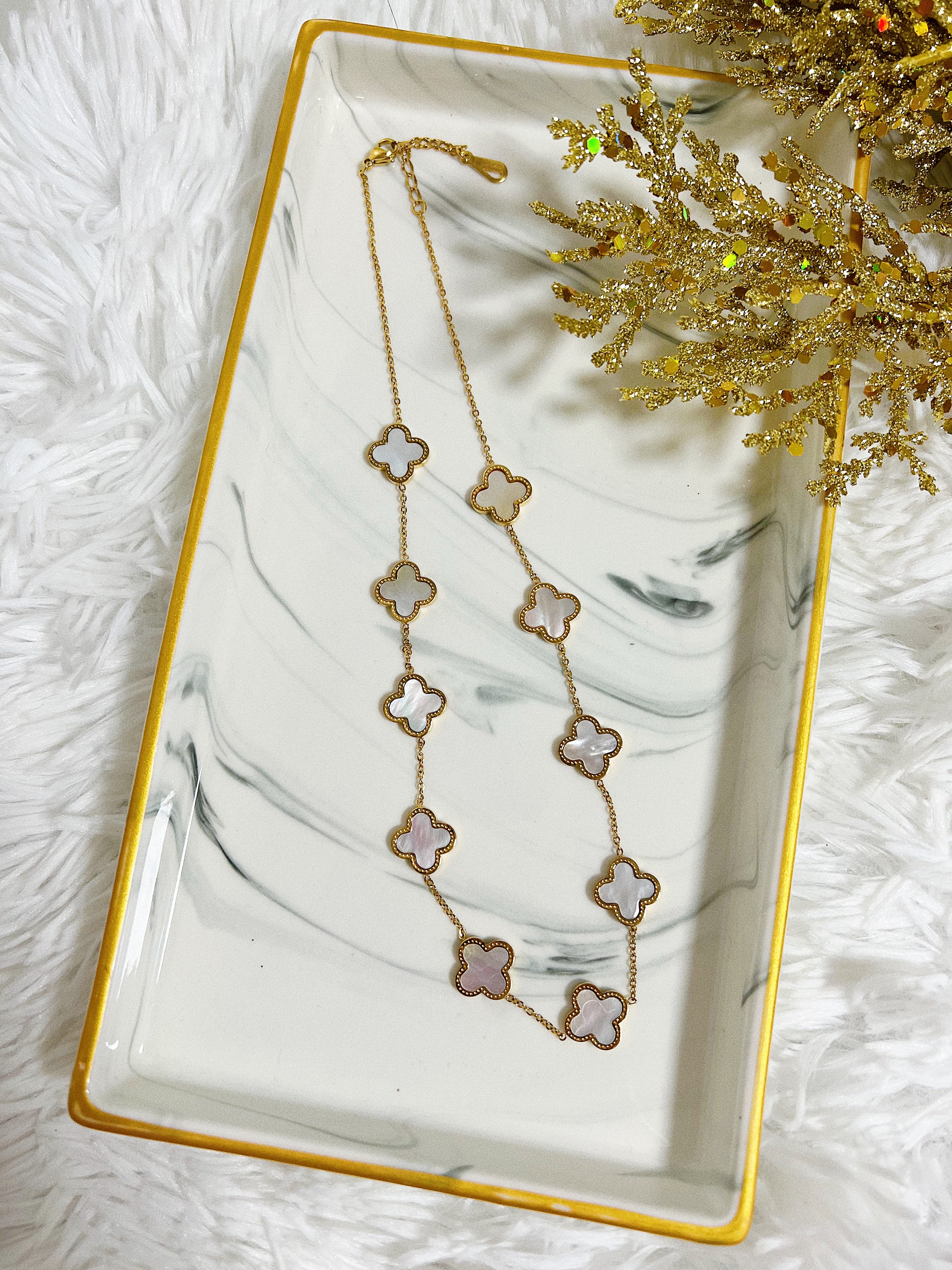 TOP Van Cleef & Arpels VCA007 10 Motifs Necklace