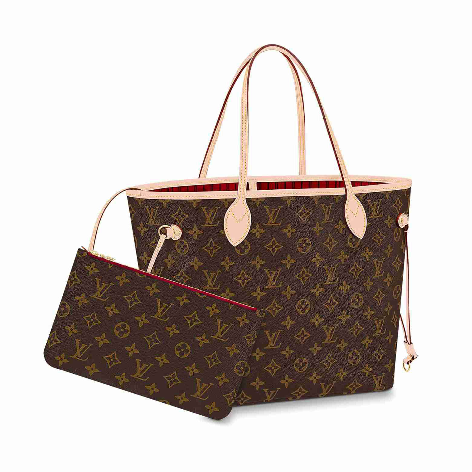 Louis Vuitton LV Neverfull Tote Bag Handbag M41177 MM&GM （10A Mirror Version）