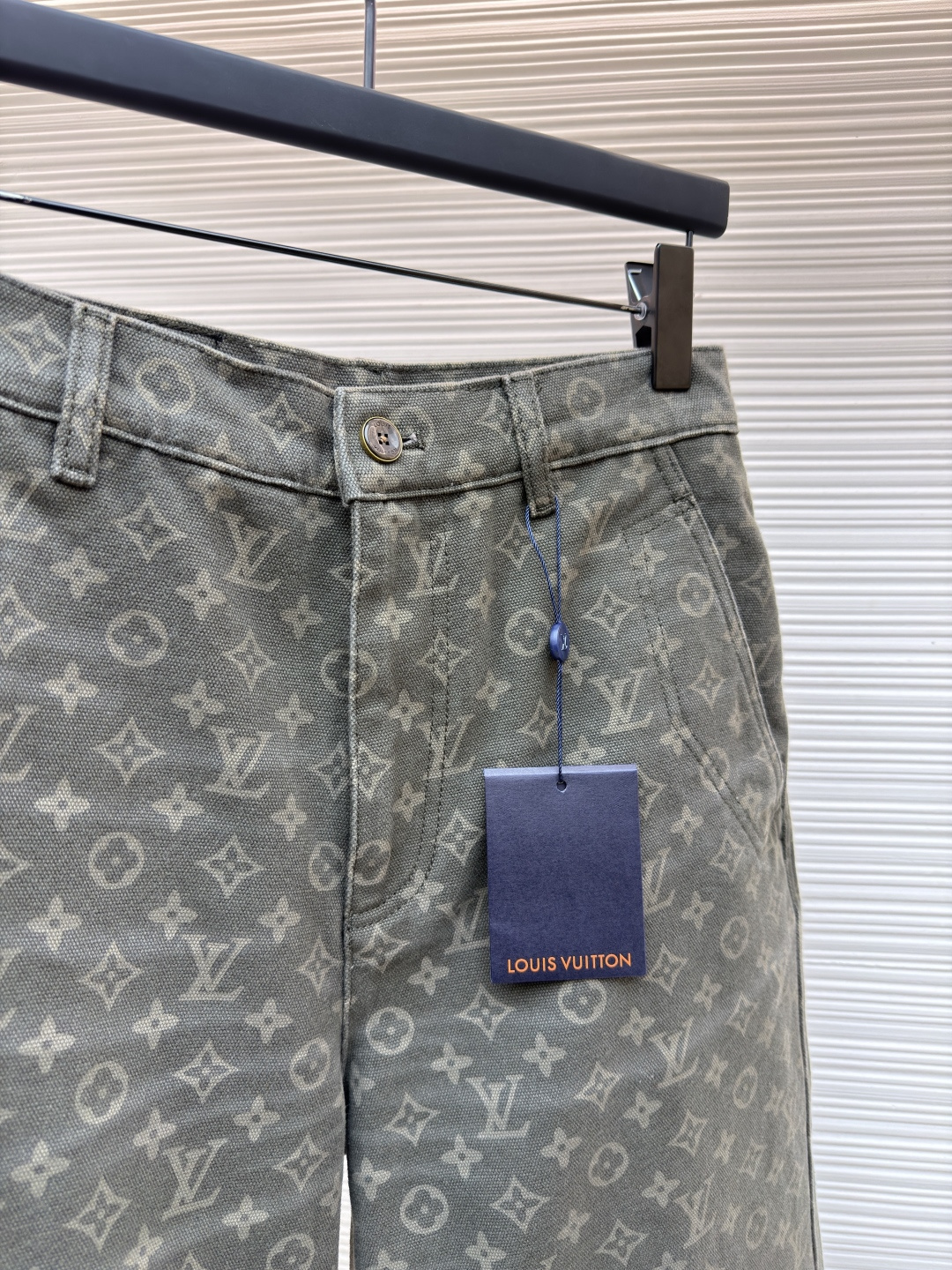 LOUIS VUITTON 满印提花口袋长裤牛仔裤
