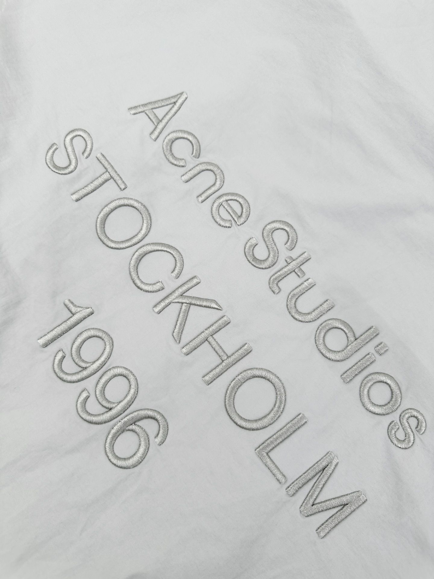 Acne Studios 1996刺绣风衣夹克外套