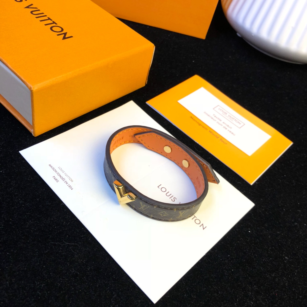 TOP Louis Vuitton LV Bracelet - Brown