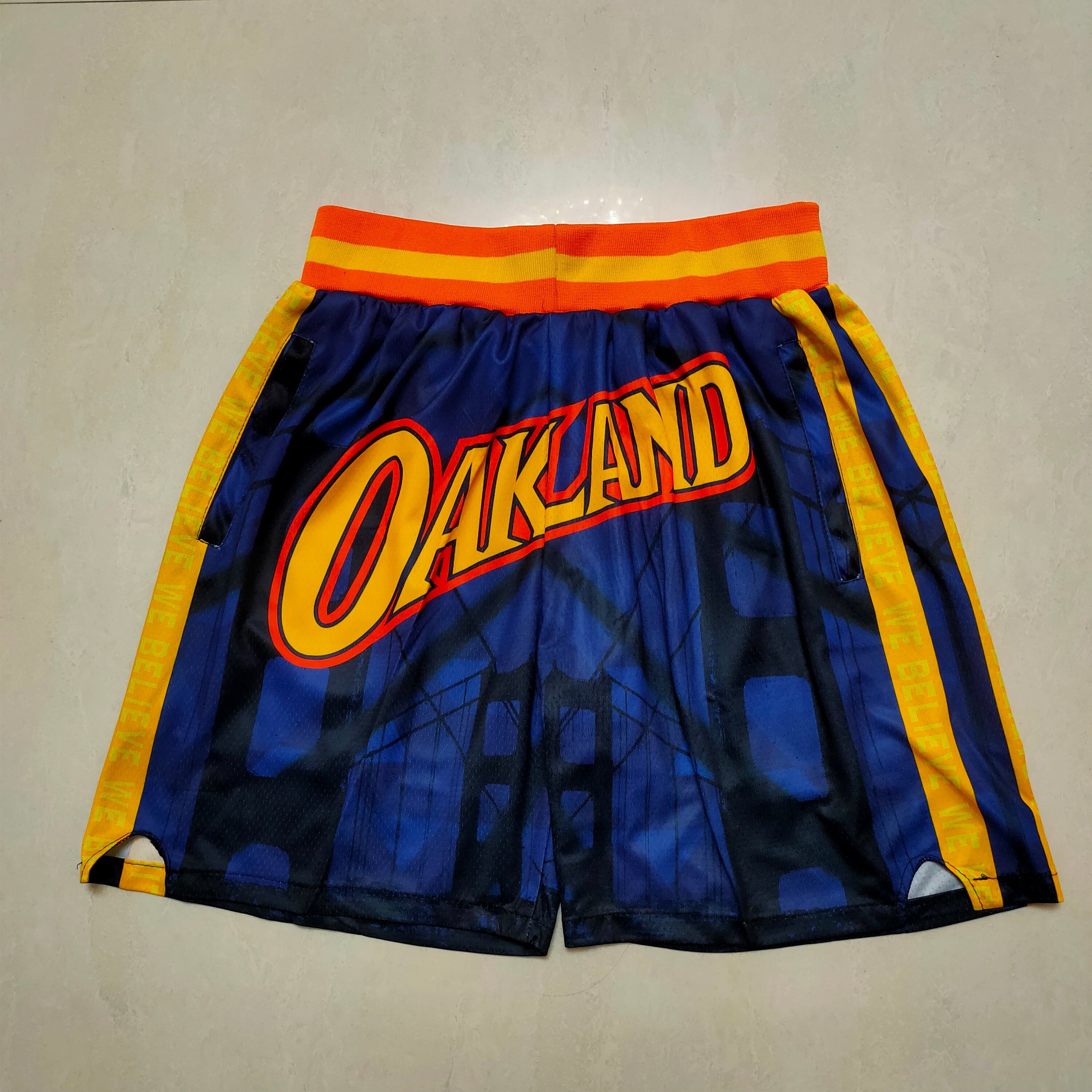 Golden State Warriors Blue Transfer Print Pants