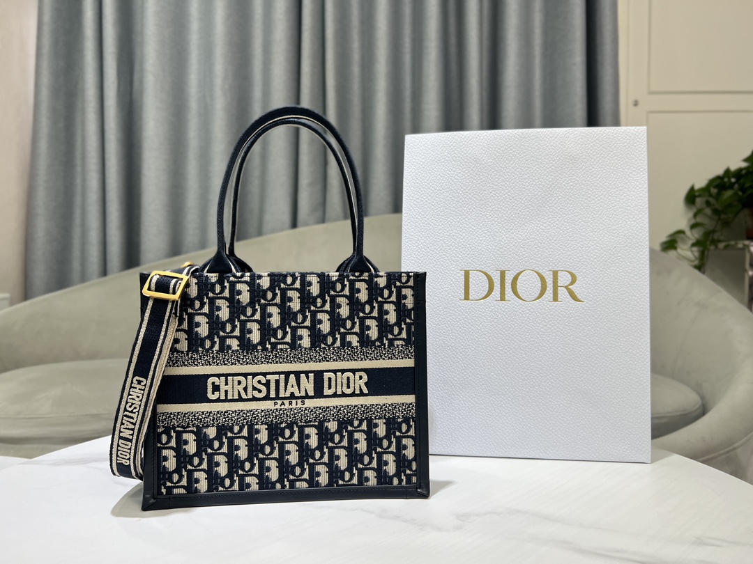 TOP Christian Dior Classic Canvas Tote Bags 26cm/36cm/41cm - 3 Sizes