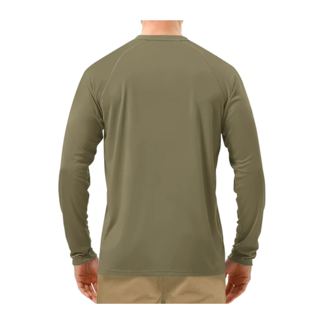 UPF 50+ Fishing Shirts for Men, Long Sleeve UV Sun Protection Tshirt