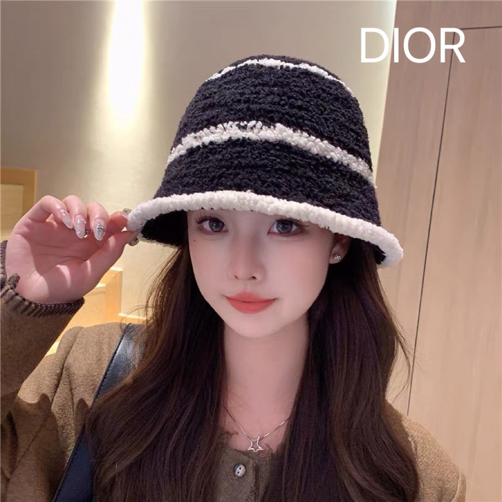 TOP Christian Dior Plush Fisherman's Hat - 3 Colors