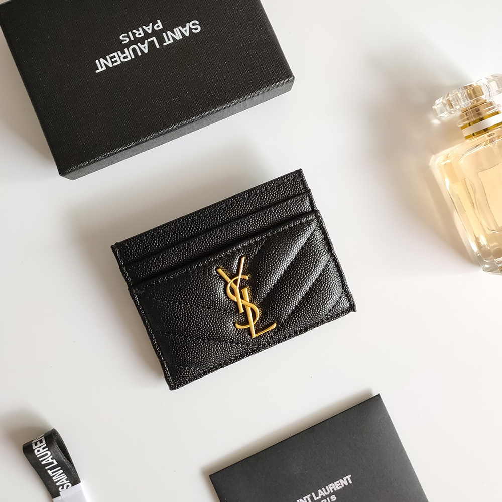 Saint Laurent YSL Caviar Leather Card bags (Replica)