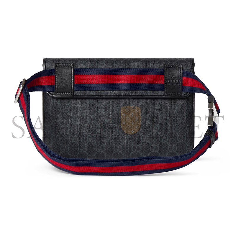 GUCCI GG BLACK SMALL BELT BAG 792091 (24*16.5*6cm)