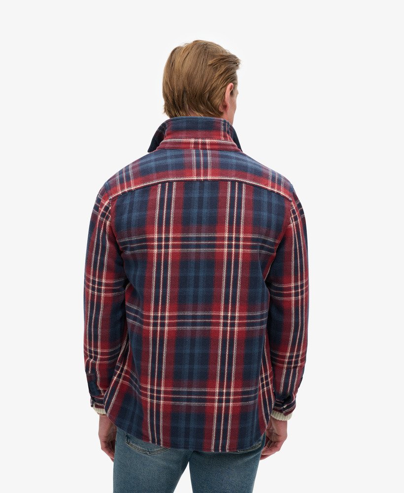 Merchant Heavy Checked Shirt | Merchant Check Navy