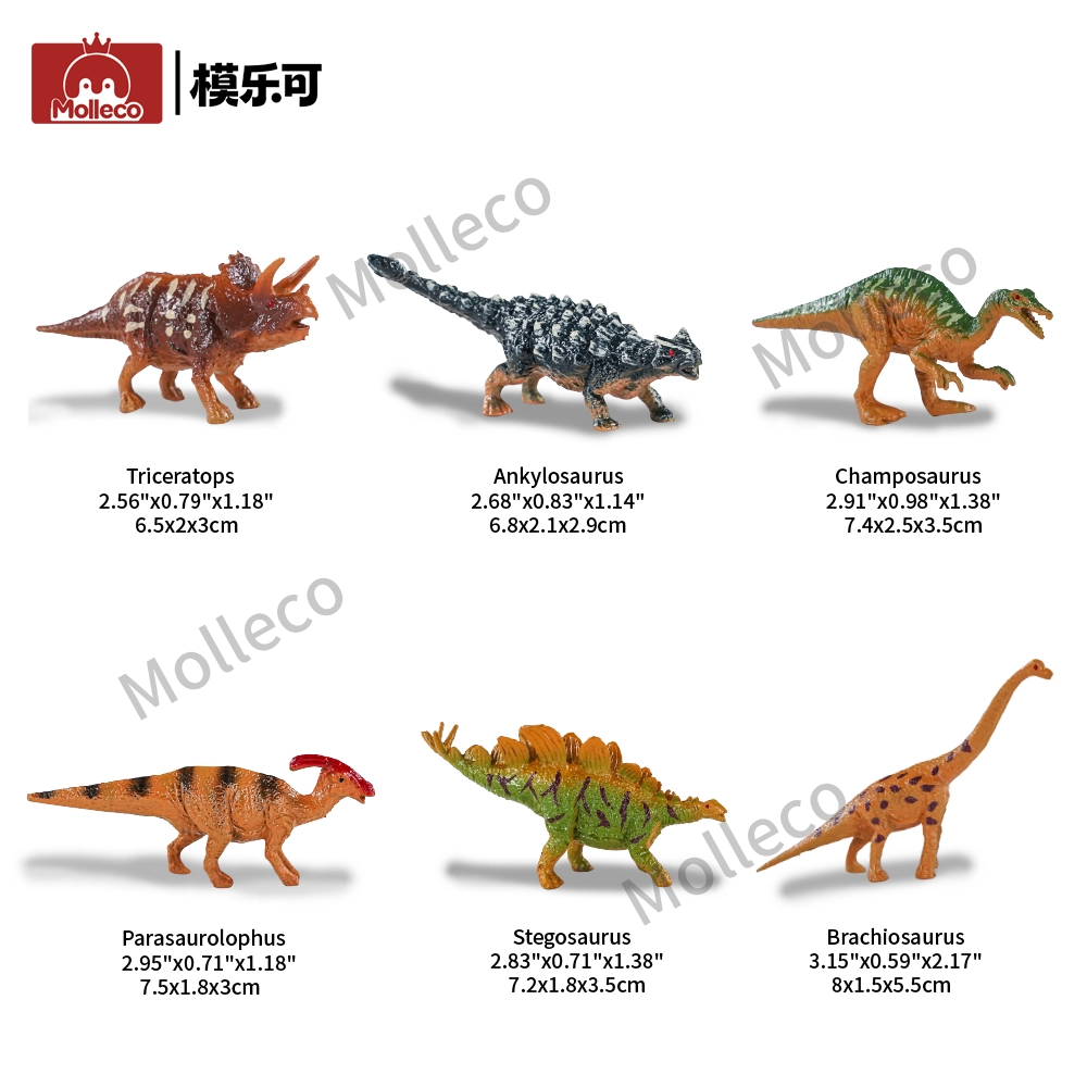 Molleco Dinosaur Figure Toys for Kids and Children Small Dinosaur CP097