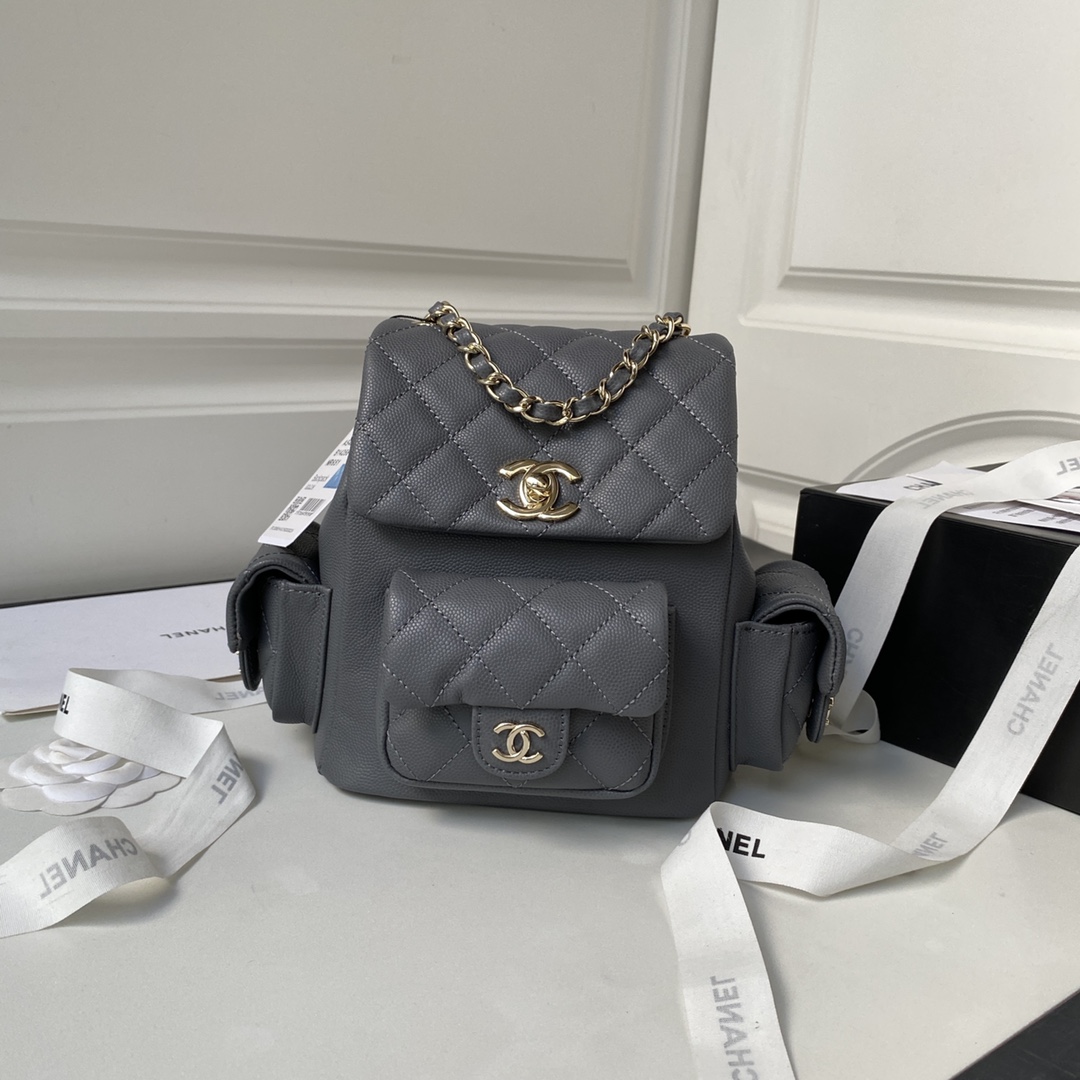TOP CHANEL AS4399 23k Small Shoulder Bag 19.5X18X10cm -GHW- Three Colors