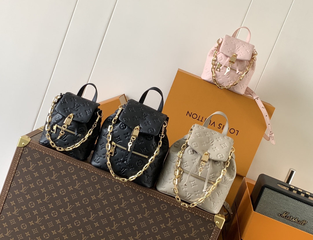 TOP Louis Vuitton LV Monogram Coussin Backpack 20×7.5×15cm/26x10x21cm - 3 Color