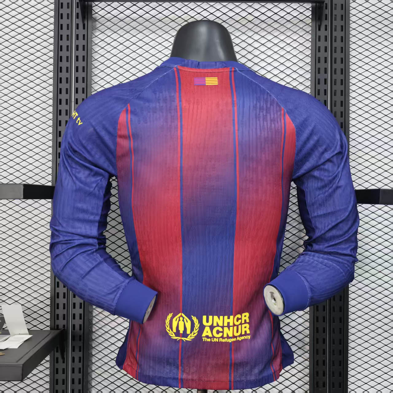 2025/2026 Player Version Long Sleeve Barcelona Home Football Shirt 1:1 Thai Quality