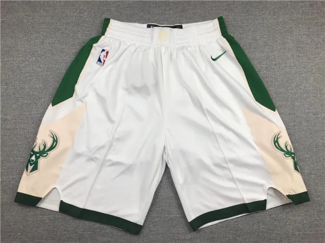 Milwaukee Bucks White Shorts