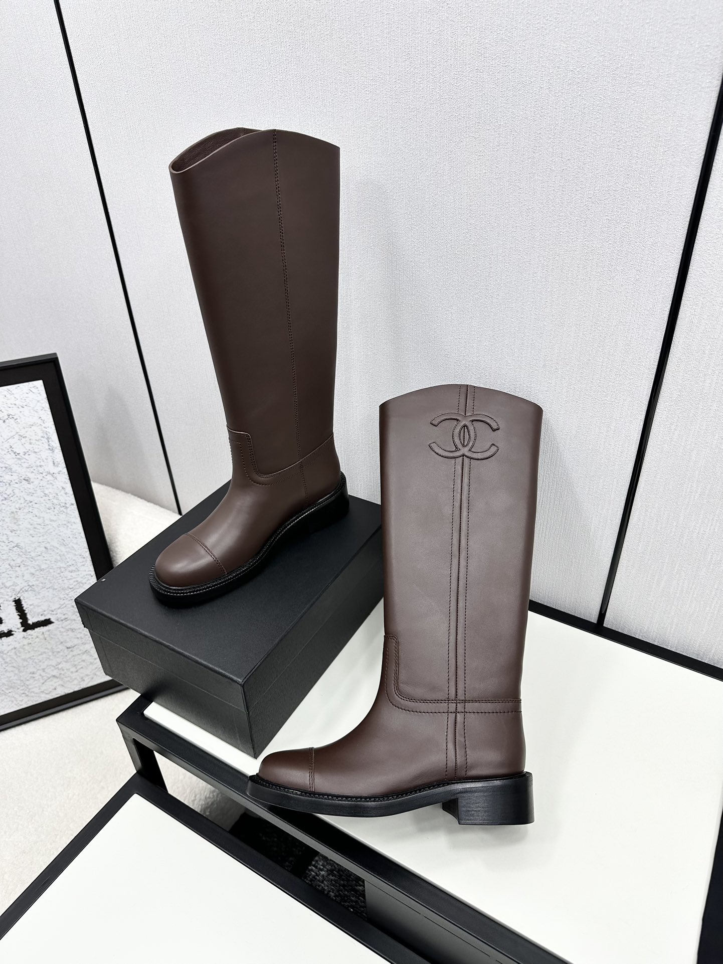 TOP CHANEL Knight Martin Long Boots - 3 Color