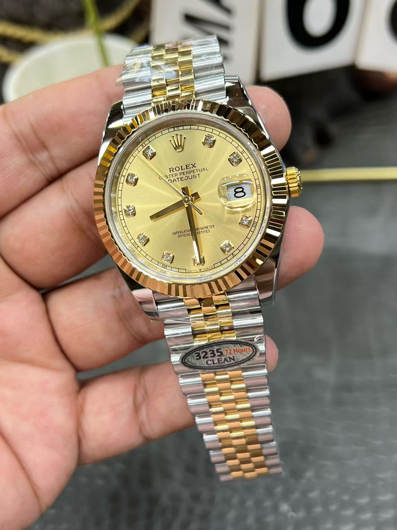 TOP ROLEX Watch - Gold and Silver
