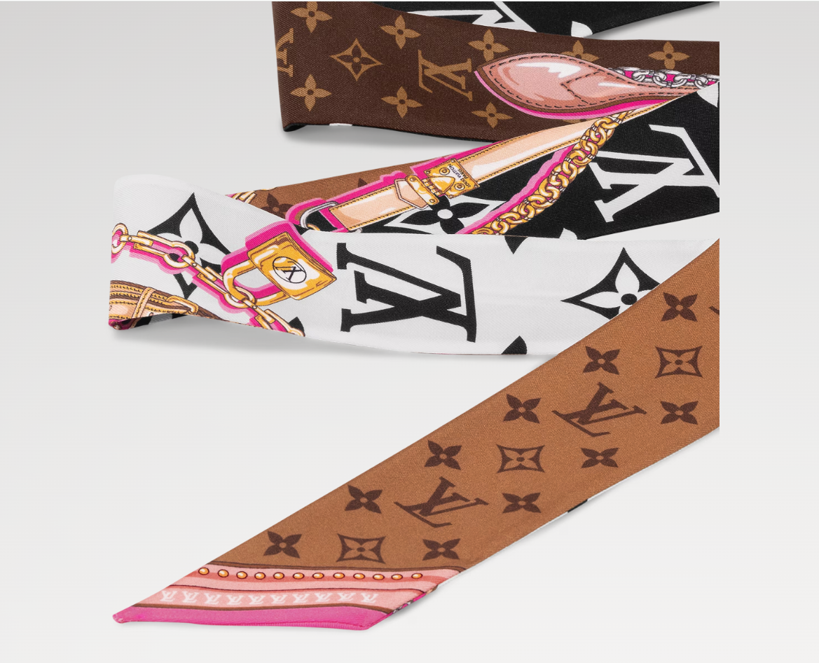 TOP Louis Vuitton LV Ultimate Monogram BB Bandeau 120 × 5 cm - Brown