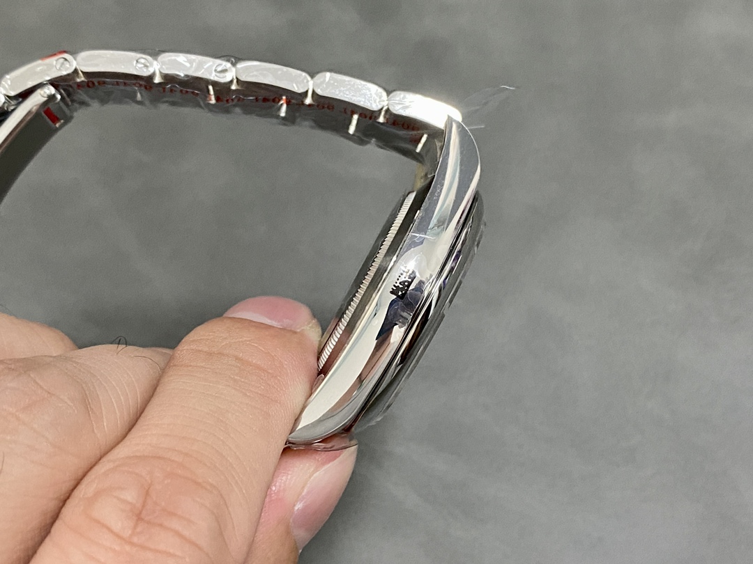 TOP ROLEX Oyster Perpetual Purple Dial Watch 39mm - Sliver