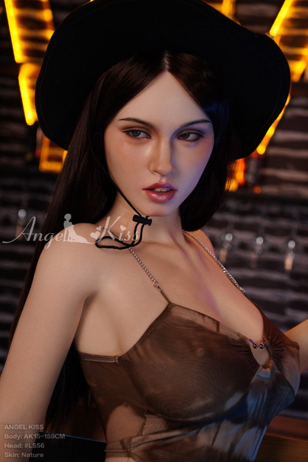 159cm/5ft3 F-cup Big Breast Silicone Sex Doll – LS56
