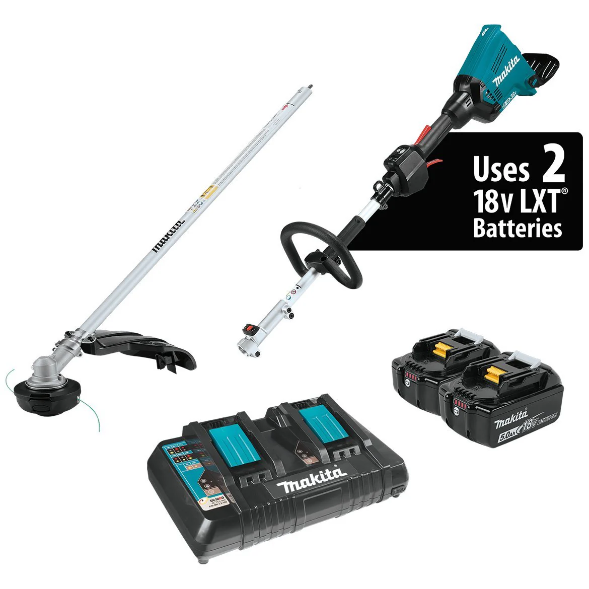 XUX01M5PT 36-Volt 5.0Ah Cordless Couple Shaft Power Head Attachment Kit