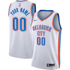 Custom Oklahoma City Thunder Authentic Jersey