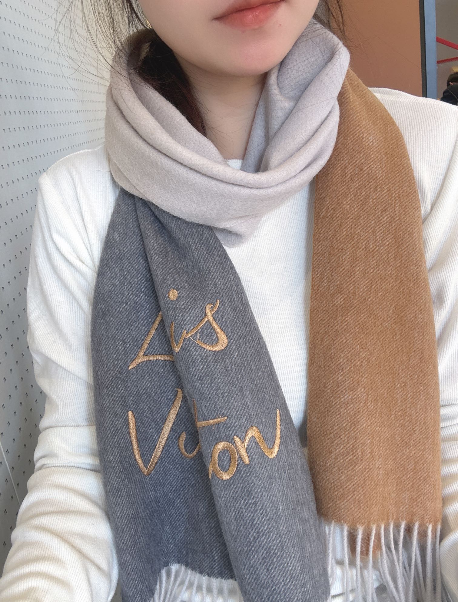 TOP Louis Vuitton LV Wool Scarf 30 x 180cm - 3 Color