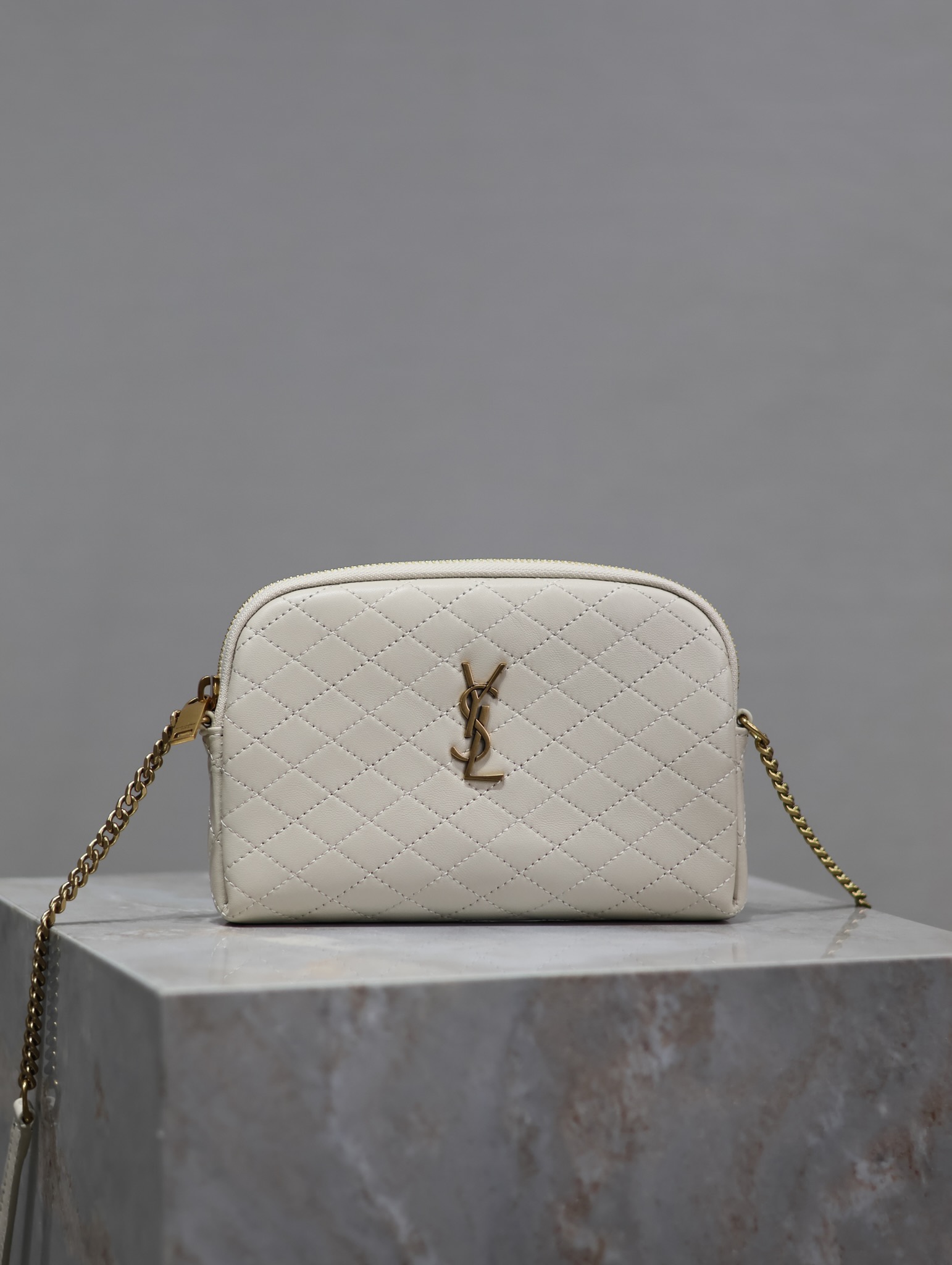 TOP Yves Saint Laurent YSL Gaby Bag Lambskin 19x3x3.5cm - 5 Color&GHW