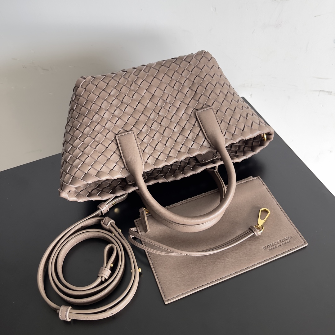 TOP Bottega Veneta BV Mini Cabat Bags - Khaki
